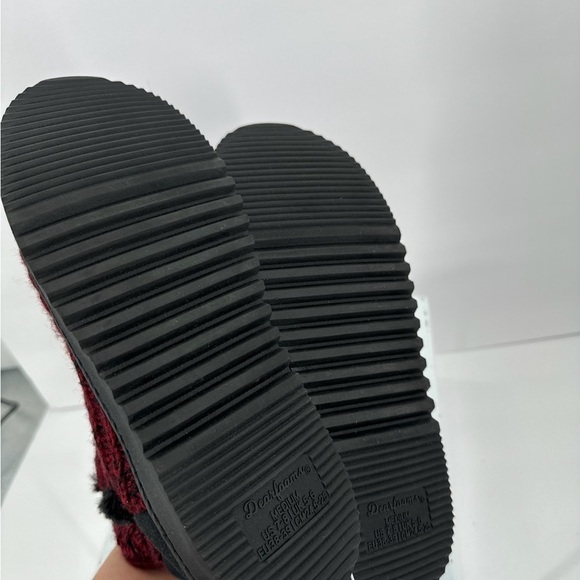 Dearfoams Sweater Knit Z Button Boot Size M 7-8 NEW - Picture 5 of 6